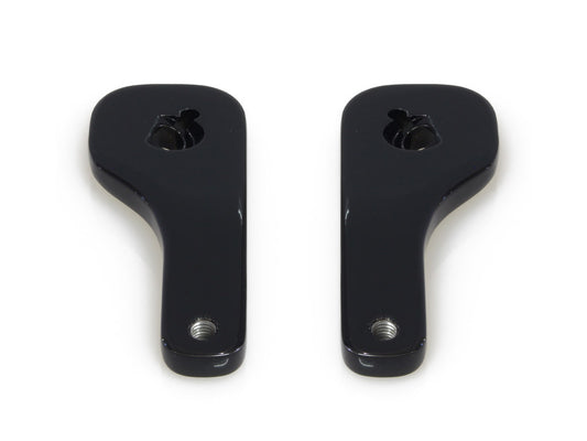 Mirror Drop-Down Brackets - Black. Fits Street Glide and Ultra Glide 2014up. - LA Choppers