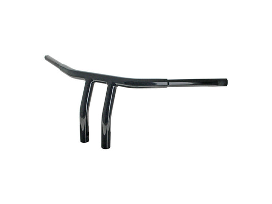 8in. x 1-1/4in. Drag T-Bar Handlebar - Gloss Black - LA Choppers