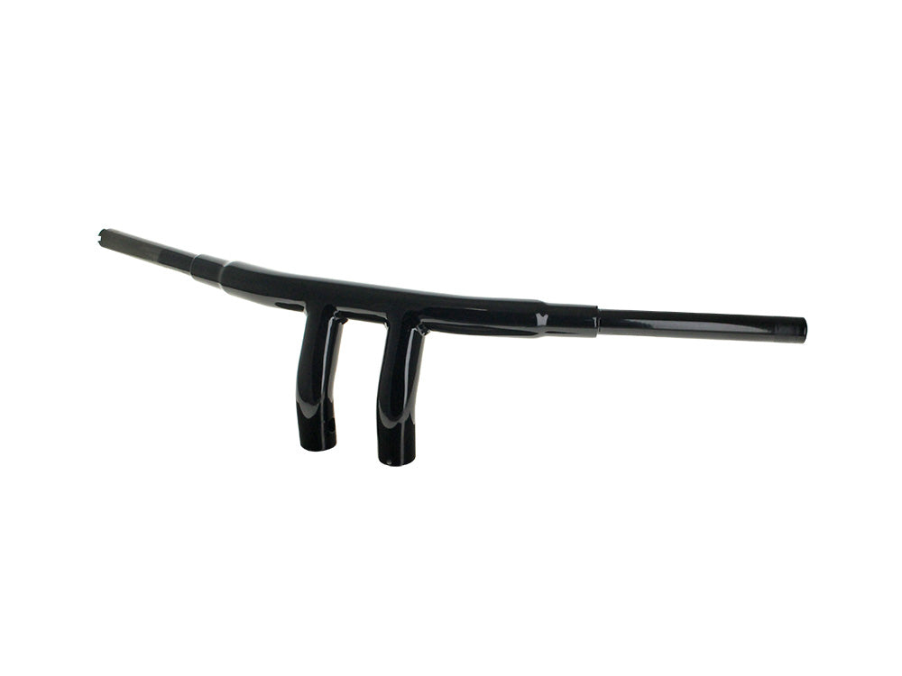 6in. x 1-1/2in. Drag T-Bar Handlebar - Gloss Black - LA Choppers