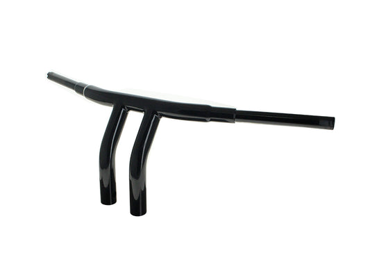 8in. x 1-1/2in. Drag T-Bar Handlebar - Gloss Black - LA Choppers
