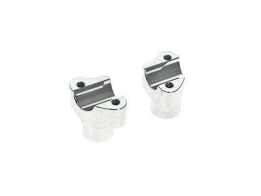 1-1/2in. Tall Risers - Chrome. Fits 1in. Handlebar - LA Choppers