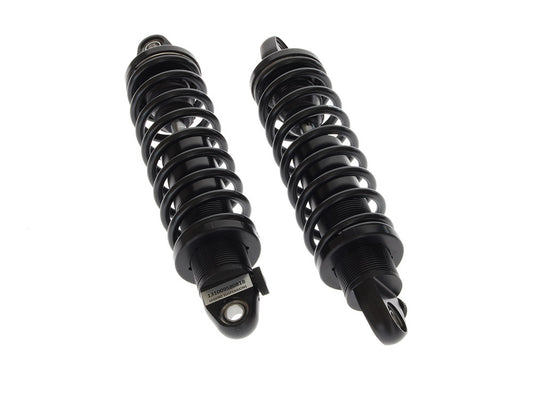 REVO-A Series, 12in. Adjustable Rear Shock Absorbers - Black. Fits Touring 1999up. - Legend Suspension