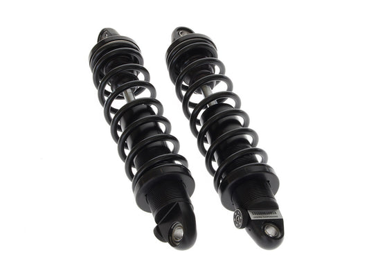 REVO-A Series, 13in. Adjustable Heavy Duty Spring Rate Rear Shock Absorbers - Black. Fits Touring 1999up. - Legend Suspension