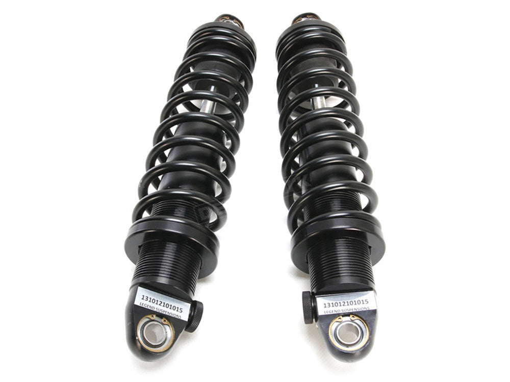 REVO-A Series, 13in. Adjustable Rear Shock Absorbers - Black. Fits FLH Trike 2009-2025 - Legend Suspension