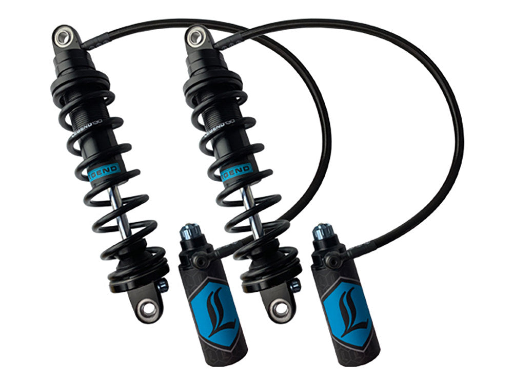 Revo ARC Remote Reservoir Suspension. 13in. Adjustable Rear Shock Absorbers - Black. Fits Touring 2014up Note: 14? Revo-ARC is not compatible with 2023/2024 CVO Road Glide, CVO Road Glide ST, and CVO Street Glide - Legend Suspension