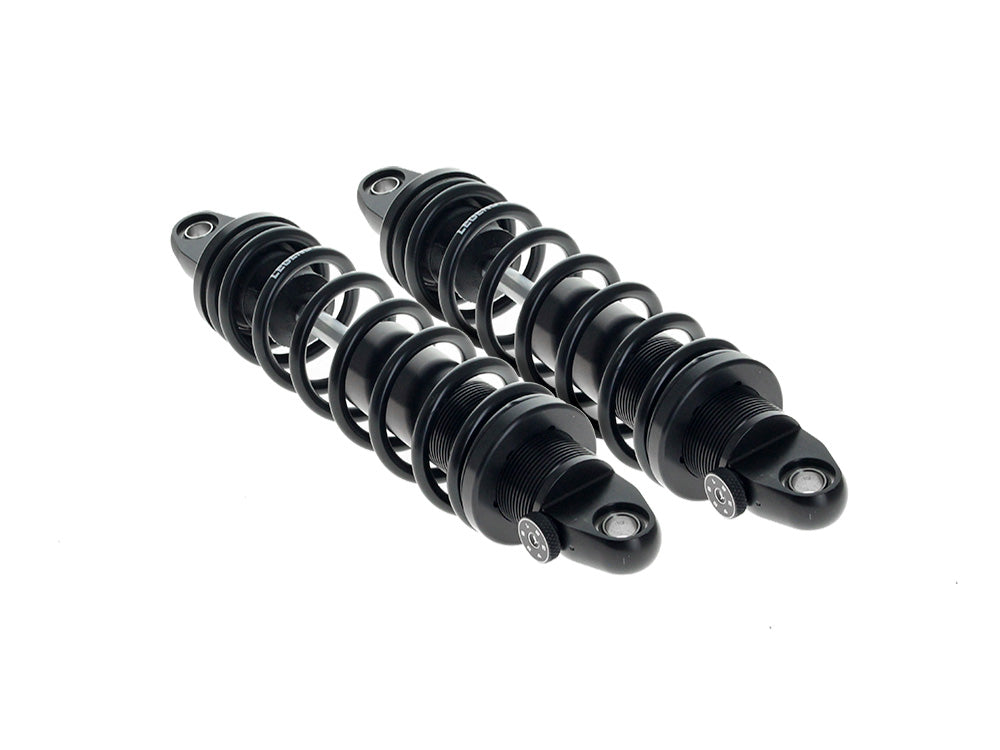 REVO-A Series, 13.6in. Adjustable Rear Shock Absorbers - Black. Fits FLH Trike 2017-2025 - Legend Suspension