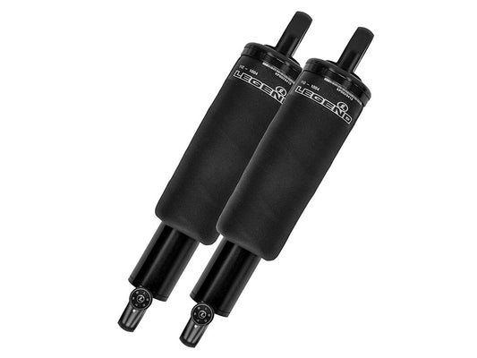 AIR-A Series, Adjustable Rear Air Shock Absorbers - Black. Fits Dyna 2006-2017. - Legend Suspension