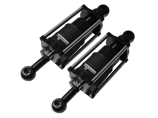 AIR Series, Rear Air Shock Absorbers - Black. Fits Softail 1989-1999. - Legend Suspension