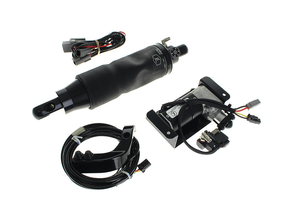AIR-A Series, Adjustable Rear Air Shock Absorber - Black. Fits Softail 2025up. - Legend Suspension