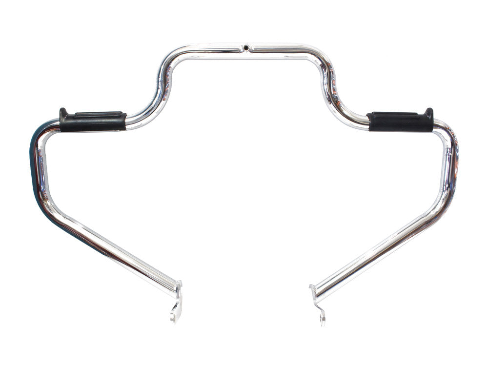 Multibar Engine Guard Freeway Bar - Chrome. Fits FX Softail and FL Springer 1986-2017. - Lindby Custom Inc