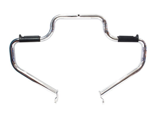 Multibar Engine Guard Freeway Bar - Chrome. Fits FX Softail and FL Springer 1986-2017. - Lindby Custom Inc