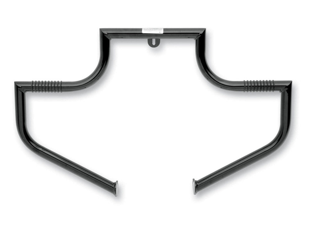 Linbar Engine Guard Freeway Bar - Black. Fits FL Softail 2000-2017. - Lindby Custom Inc