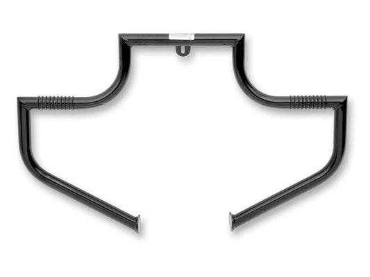 Linbar Engine Guard Freeway Bar - Black. Fits FL Softail 2000-2017. - Lindby Custom Inc