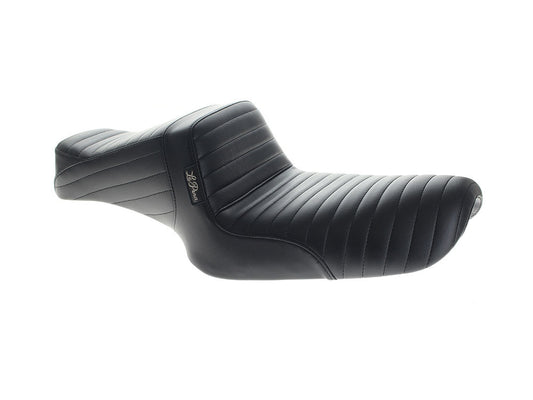 Tailwhip Dual Seat - Pleated. Fits Sportster 1982-2003. - LePera Seats