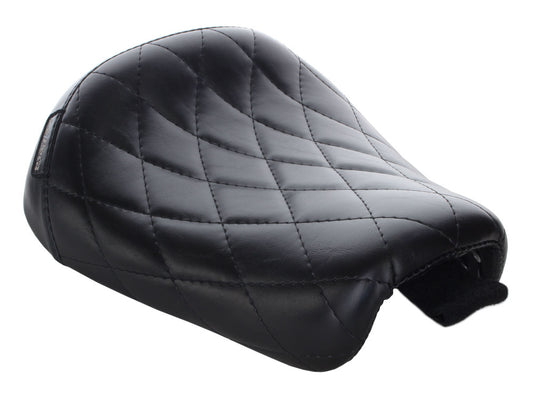 Bare Bones Solo Seat with Diamond Stitch. Fits Sportster Forty-Eight & Seventy-Two 2010-2021. - LePera Seats