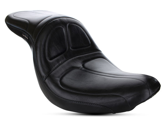 Maverick Dual Seat. Fits Softail 2006-2017 with OEM 200 Rear Tyre. - LePera Seats