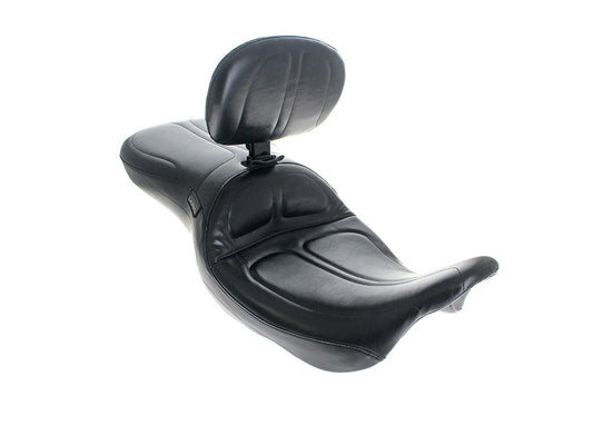 Maverick Dual Seat with Backrest. Fits Most Touring 2008-2024 - LePera Seats