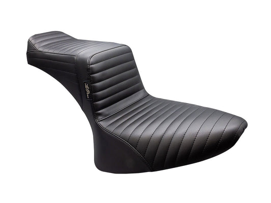 TailWhip Dual Seat - Pleated. Fits Softail 1984-1999. - LePera Seats