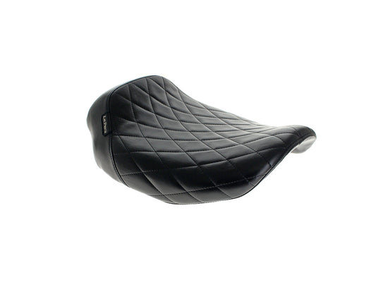 Bare Bones Solo Seat with Diamond Stitching. Fits CVO Touring 2023up, Street Glide & Road Glide 2024up, Touring 2025up - LePera Seats