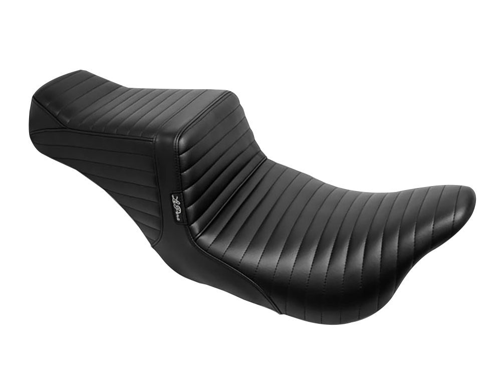 TailWhip Dual Seat with Pleated Stitch. Fits CVO Touring 2023up, Street Glide & Road Glide 2024up, Touring 2025up - LePera Seats