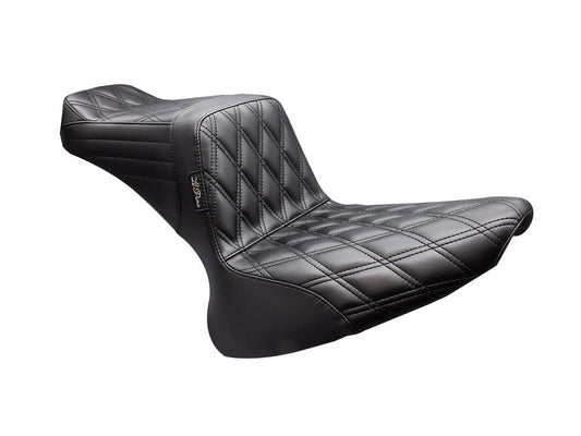 TailWhip Dual Seat - Double Diamond. Fits Softail 2000-2017 with 130 or 150 OEM Rear Tyre. - LePera Seats