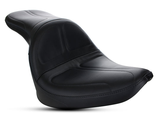 Maverick Dual Seat. Fits Softail 2000-2017 with 130 or 150 OEM Rear Tyre. - LePera Seats