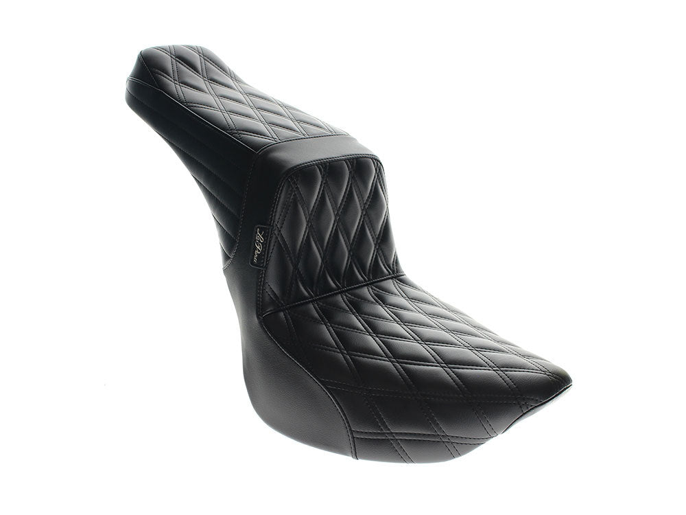 TailWhip Dual Seat with Black Diamond Stitch. Fits Softail Slim & Street Bob 2018up & Standard 2020up. - LePera Seats