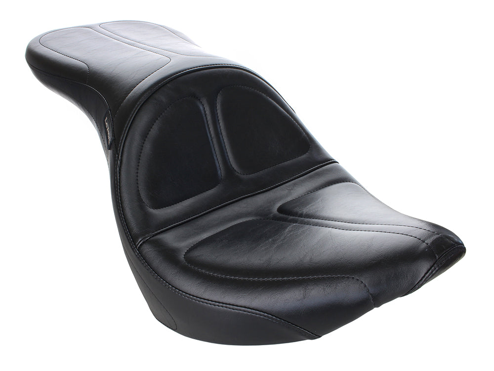 Maverick Dual Seat with Stitch. Fits Softail Slim & Street Bob 2018up & Standard 2020up. - LePera Seats