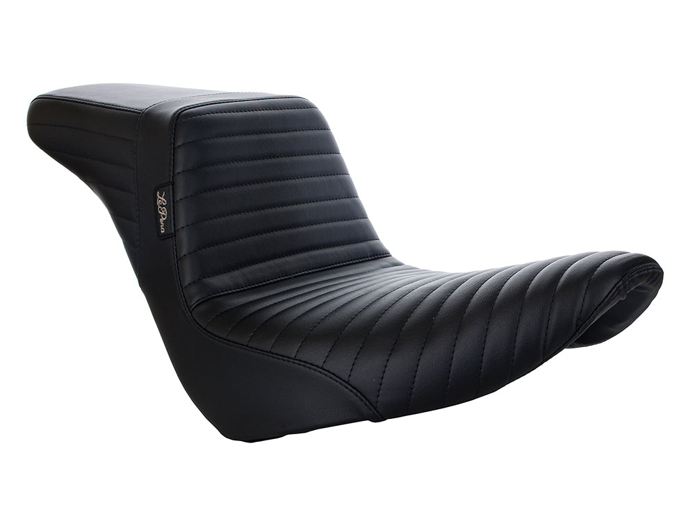 KickFlip Dual Seat with Pleated Stitch. Fits Sport Glide & Low Rider 2018up & Low Rider S 2020up. - LePera Seats