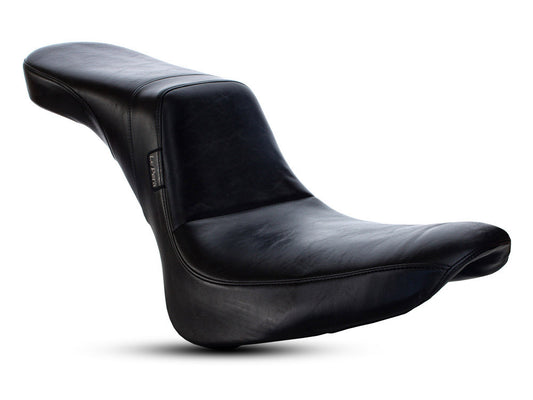 Daytona Dual Seat - Smooth. Fits Softail Deluxe 2018-2020 & Heritage Classic 2018up - LePera Seats