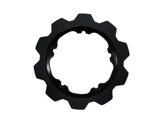 11.8in. Front Crown Disc Rotor - Black Band & Black Carrier. Fits V-Rod & Dyna 2006-2017 Models with OEM Cast Wheel. - Lyndall Brakes