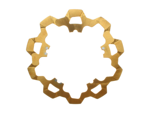 11.8in. Front Disc Rotor - Gold. Fits V-Rod & Dyna 2006-2017 Models with OEM Cast Wheel. - Lyndall Brakes