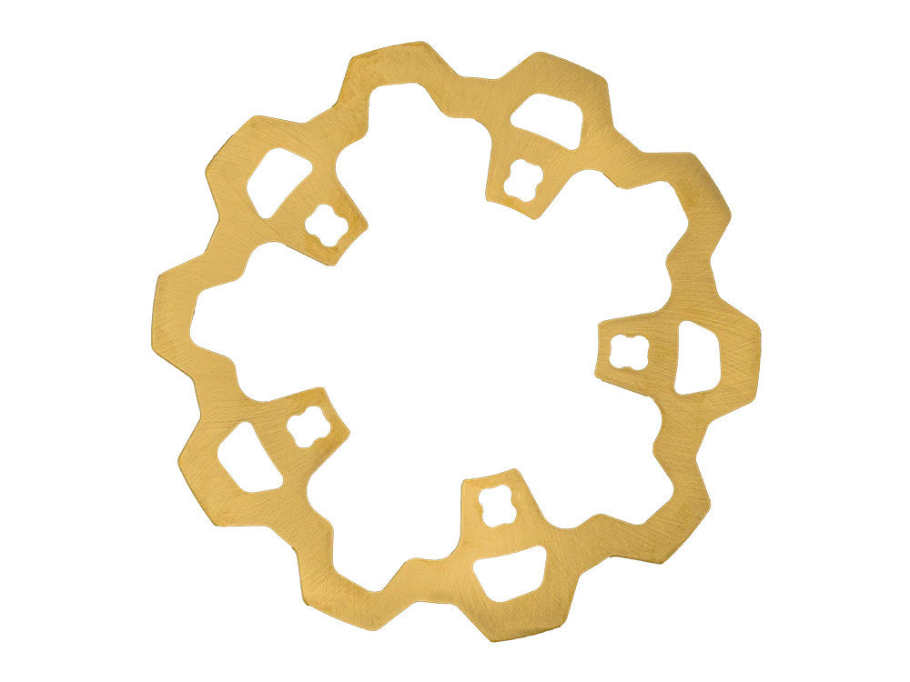 11.8in. Front Enforcer/Prodigy Disc Rotor - Gold. Fits Touring 2014-2023 with OEM Wheel. - Lyndall Brakes