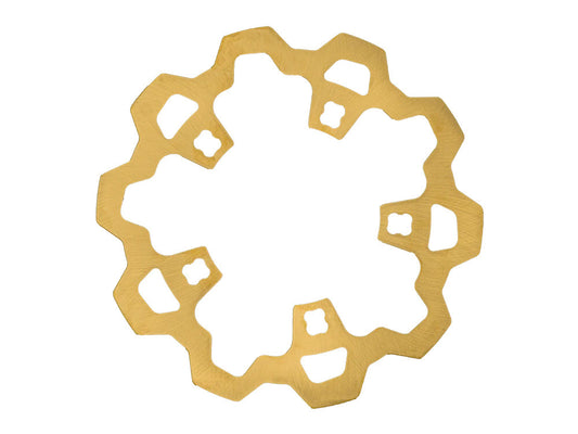 11.8in. Front Enforcer/Prodigy Disc Rotor - Gold. Fits Touring 2014-2023 with OEM Wheel. - Lyndall Brakes