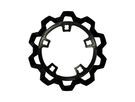 11.8in. Front Bow-Tie Disc Rotor - Black Band & Black Carrier. Fits Most Touring 2014-2023 - Lyndall Brakes