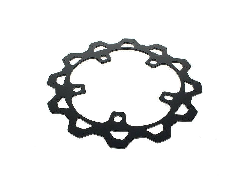 12.6in. Front Disc Rotor - Black. Fits Touring 2024up with OEM Wheel and Spoke Mounted 320mm Rotors - Lyndall Brakes