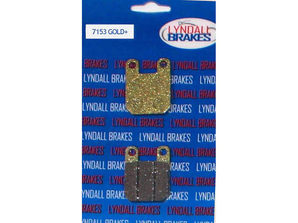 Gold-Plus Brake Pads. Fits Performance Machine 125X4SL & 125X45 Calipers. - Lyndall Brakes
