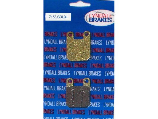 Gold-Plus Brake Pads. Fits Performance Machine 125X4SL & 125X45 Calipers. - Lyndall Brakes