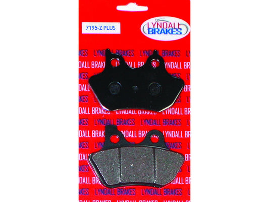 Z-Plus Brake Pads. Fits Front & Rear on Sportster 2000-2003, Big Twin 2000-2007 & V-Rod 2002-2005. - Lyndall Brakes
