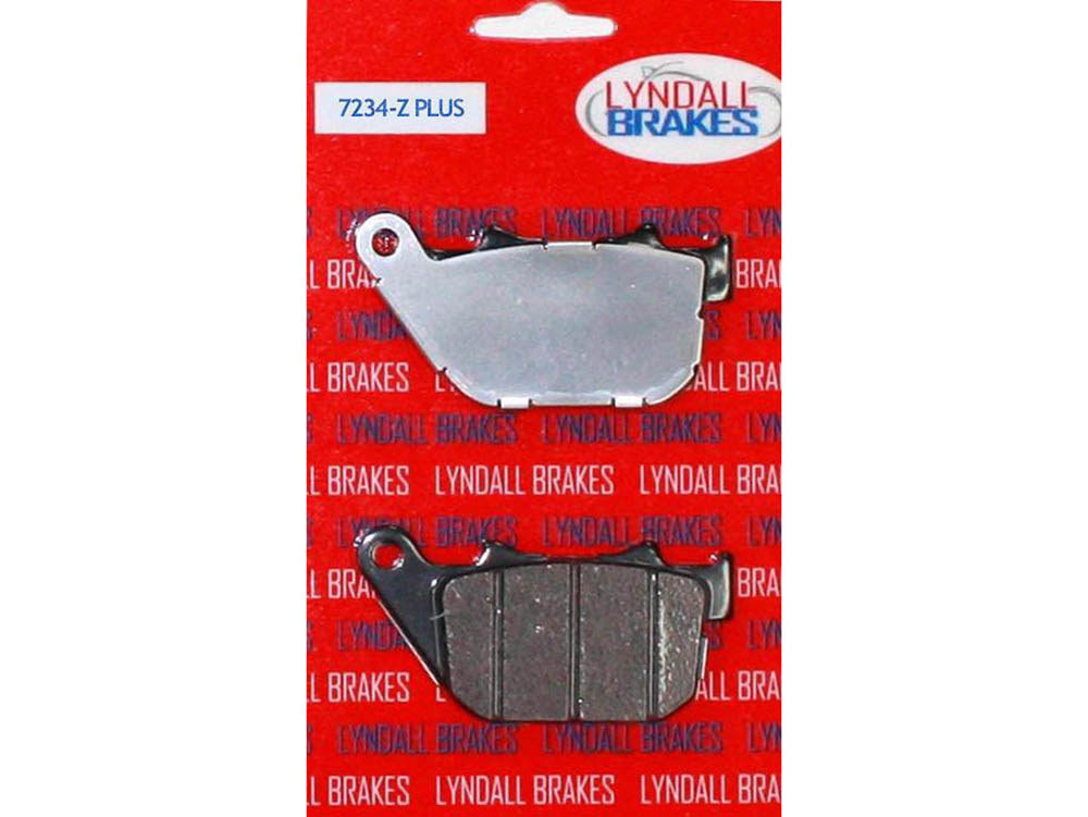 Z-Plus Brake Pads. Fits Rear on Sportster 2004-2013. - Lyndall Brakes