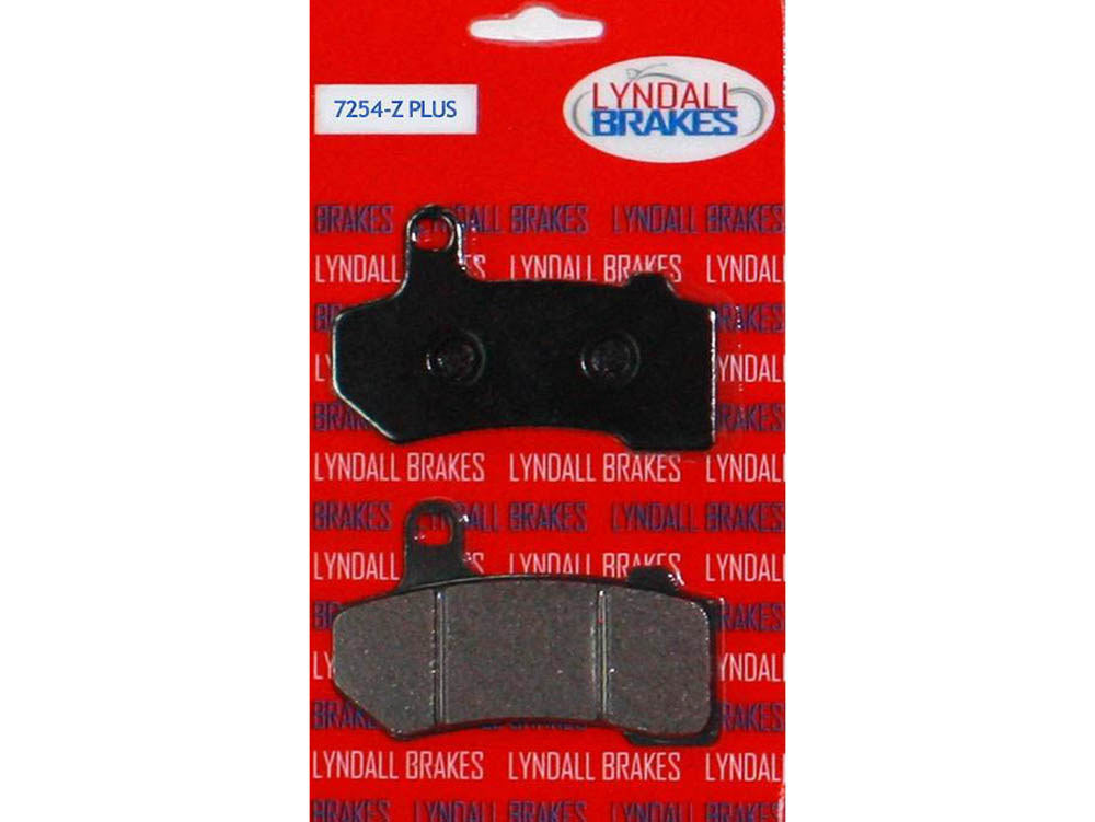 Z-Plus Brake Pads. Fits Front or Rear on Touring 2008up & V-Rod 2006-2017. - Lyndall Brakes