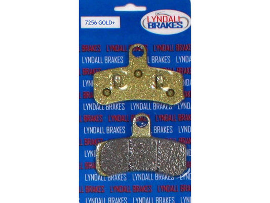 Gold-Plus Brake Pads. Fits Front on Dyna 2008-2017 & Softail 2008-2014. - Lyndall Brakes