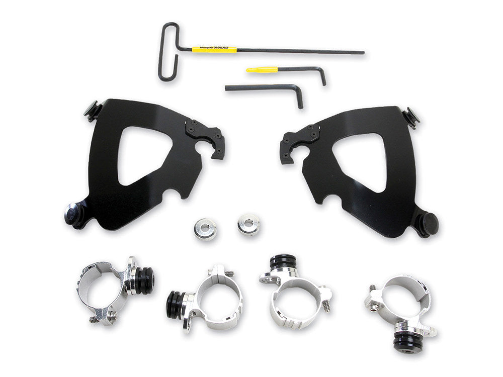 Black Gauntlet Trigger-Lock Mounting Hardware. Fits Sportster SuperLow 883/1200 2011-2021. - Memphis Shades