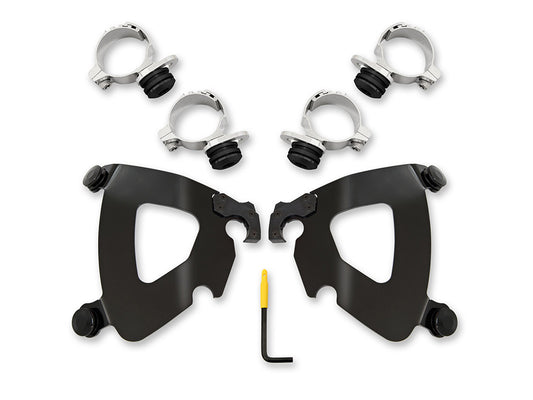 Black Gauntlet Trigger-Lock Mounting Hardware. Fits Scout & Scout Bobber 2015up. - Memphis Shades