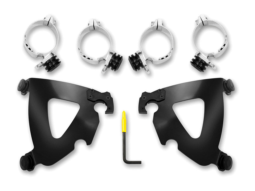 Black Road Warrior Trigger-Lock Mounting Hardware. Fits Low Rider 2018-2020 - Memphis Shades