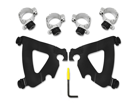 Black Road Warrior Trigger-Lock Mounting Hardware. Fits Dyna 1991-2005. - Memphis Shades