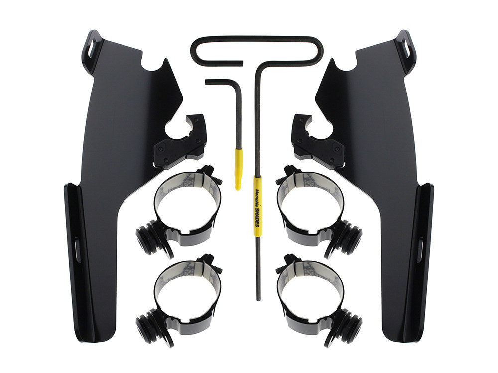Black Batwing Fairing Trigger-Lock Mounting Hardware. Fits Sport Glide 2018-2024 - Memphis Shades