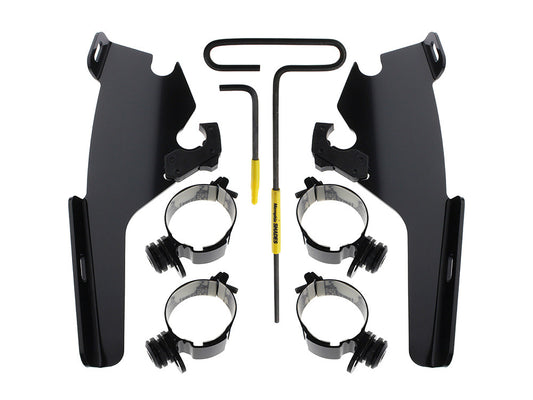Black Batwing Fairing Trigger-Lock Mounting Hardware. Fits Sport Glide 2018-2024 - Memphis Shades