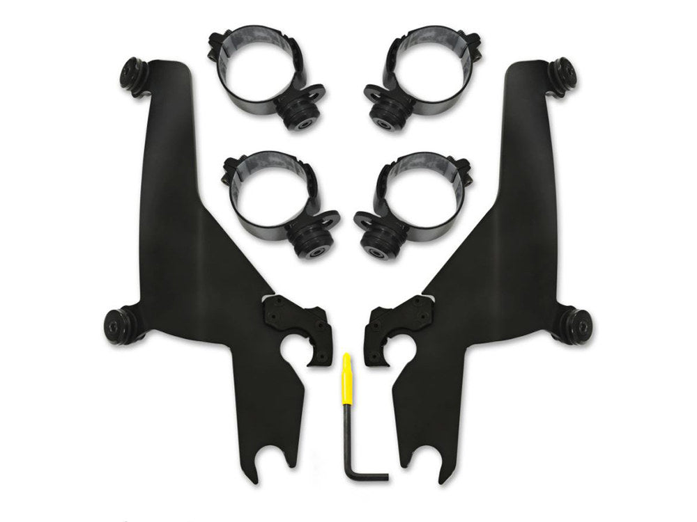 Windshield Mount Kit - Black. Fits Sport Glide 2018-2024 - Memphis Shades
