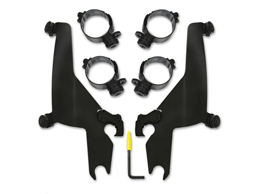 Windshield Mount Kit - Black. Fits Sport Glide 2018-2024 - Memphis Shades